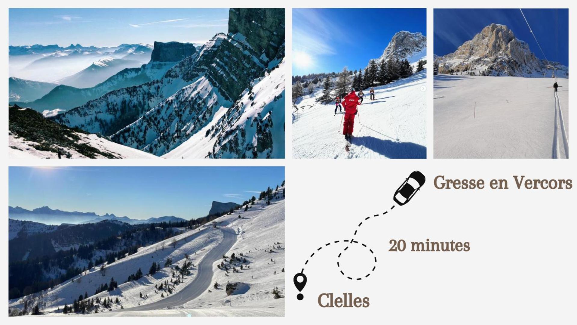 Logement Chaleureux Haut De Gamme Dans Le Trieves - Wifi - Netflix Clelles エクステリア 写真